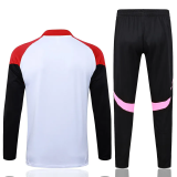25-26 ARS White Half Pull Tracksuit #B25115(半拉链)