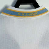 1999-2000 Lazio Centenary White Long Sleeve Retro Soccer Jersey (长袖)
