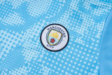 25-26 Man City Light blue Training Short Suit #D25219