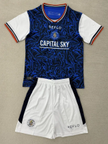 25-26 Luton Town Away Kids Soccer Jersey