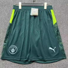 25-26 Man City Green Third Shorts Pants