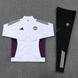 25-26 Man Utd White Jacket Tracksuit