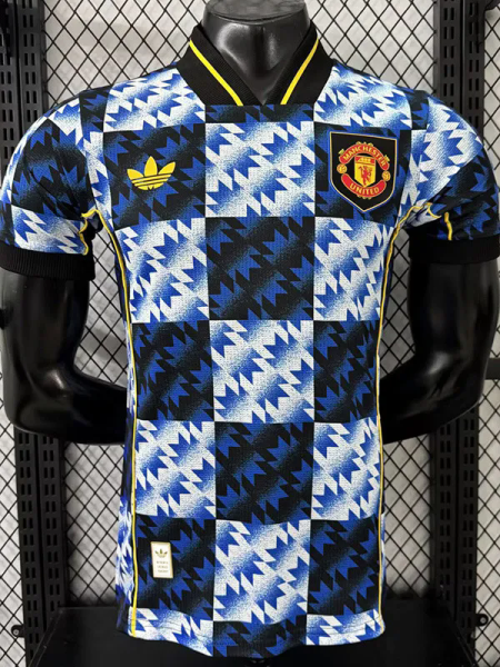 25-26 Man Utd Blue Grey Special Edition Player Version Training shirts