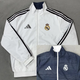 25-26 RMA White & Dark gray Double Sided Windbreaker (双面风衣)