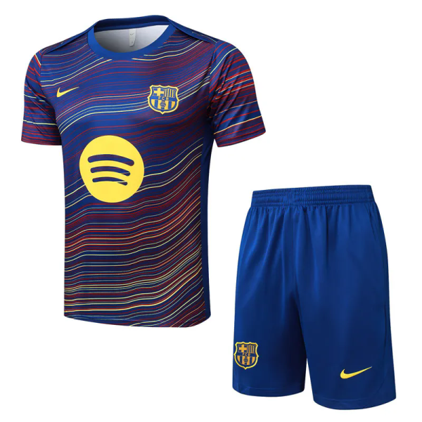 25-26 BAR Fancy blue Training Short Suit #D25226