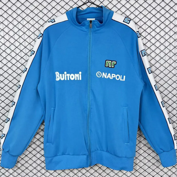 1987-1988 Napoli Blue Jacket (Buitoni广告)#蓝色单夹克