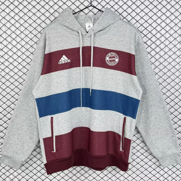 25-26 Bayern Gray Retro Hoody