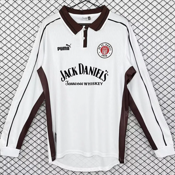 1999-2000 ST PAULI Home Long Sleeve Retro Soccer Jersey (长袖)