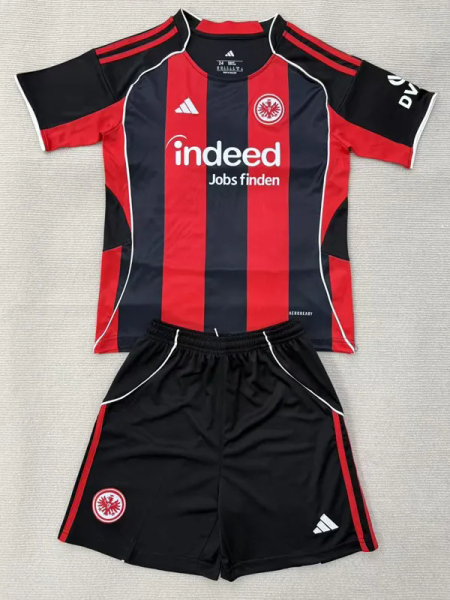 25-26 Frankfurt Home Kids Soccer Jersey