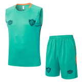 25-26 Fluminense Green Tank top and shorts suit #D25217