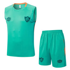 25-26 Fluminense Green Tank top and shorts suit #D25217