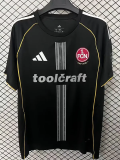 25-26 Nürnberg FC Black Fans Soccer Jersey