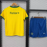 25-26 Palmeiras Third Yellow Kids Soccer Jersey