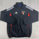 25-26 Sao Paulo Black Windbreaker