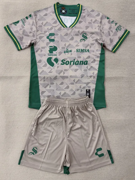 25-26 Santos Laguna Away Kids Soccer Jersey