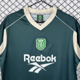 2000-2001 Sporting Lisbon Dark Green Retro Training shirts