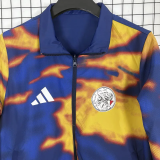 25-26 Ajax Orange & Royal blue Double Sided Windbreaker (双面风衣)