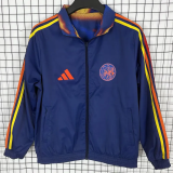 25-26 Ajax Orange & Royal blue Double Sided Windbreaker (双面风衣)