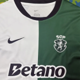 25-26 Sporting Lisbon White Green Fans Soccer Jersey