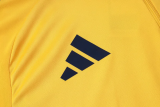 25-26 Boca Juniors Yellow Half Pull Tracksuit #B25109(半拉链)
