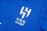 25-26 Al-Hilal Blue Half Pull Tracksuit #B25100(半拉链)