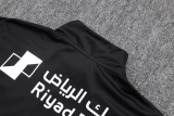25-26 Al-Hilal Black Half Pull Tracksuit #B2598(半拉链)