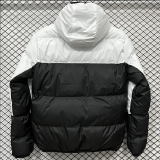 25-26 CV003 PSG Jordan White Black Hooded Cotton Coat #棉衣