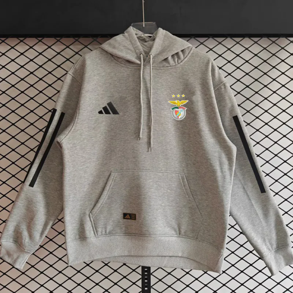 25-26 Benfica Grey Hoody 灰色(加绒)