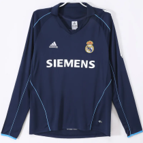 2005-2006 RMA Away Long Sleeve Retro Soccer Jersey (长袖)