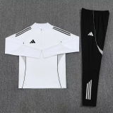 2025 AD White Half Pull Tracksuit #AB09 (半拉链)