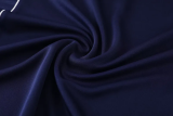 2025 AD Royal blue Half Pull Tracksuit #AB09 (半拉链)