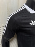2025 Ad Oasis Joint Edition #25 Player Version Black Polo Short Sleeve (白边)