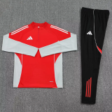 2025 AD Red Half Pull Tracksuit #AB09 (半拉链)