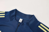 2025 AD Lake blue Half Pull Tracksuit #AB09 (半拉链)
