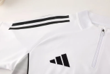 2025 AD White Half Pull Tracksuit #AB09 (半拉链)