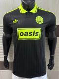2025 Ad Oasis Joint Edition #25 Player Version Black Polo Short Sleeve (绿边)