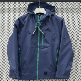 2025 AD Dark blue Outdoor Jackets #Y001软料冲锋衣