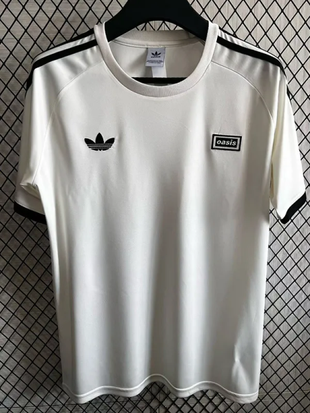 2025 Ad Oasis Joint Edition Milky White Casual T-Shirt