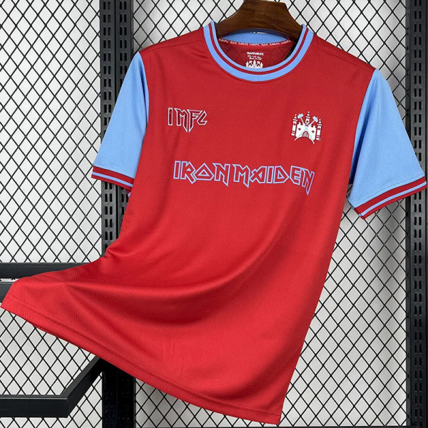 25-26 West Ham Iron Maiden 50th Anniversary Fans Soccer Jersey