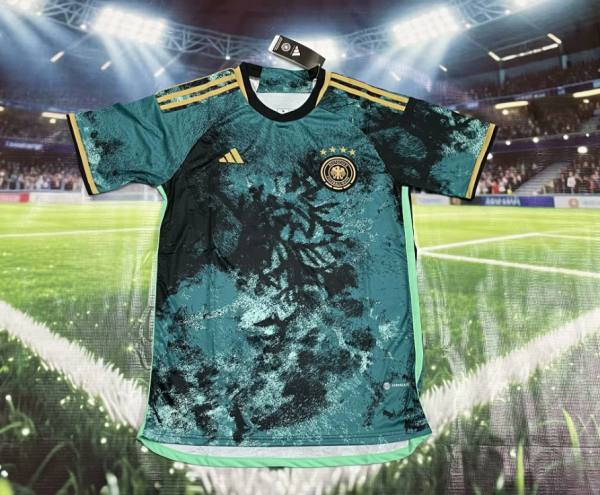 2023 Germany Black Green Fans Soccer Jersey