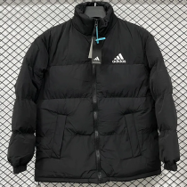 25-26 X9001 AD Black Hooded Cotton Coat #棉衣