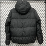 25-26 CV001 NK Black Hooded Cotton Coat #棉衣
