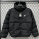 25-26 LT871 NK Black Hooded Cotton Coat #棉衣