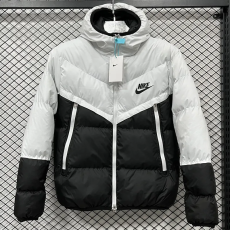 25-26 CV001 NK White Black Hooded Cotton Coat #棉衣