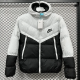 25-26 CV001 NK White Black Hooded Cotton Coat #棉衣