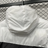 25-26 CV001 NK White Black Hooded Cotton Coat #棉衣