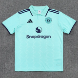 25-26 Man Utd Light blue Polo Short Sleeve