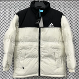 25-26 X9001 AD Black White Hooded Cotton Coat #棉衣