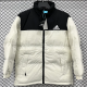 25-26 X9001 AD Black White Hooded Cotton Coat #棉衣