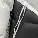 25-26 CV001 NK White Black Hooded Cotton Coat #棉衣